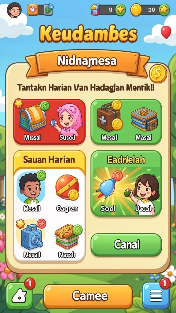 rich7 - Fitur multiplayer yang memungkinkan bermain bersama teman.