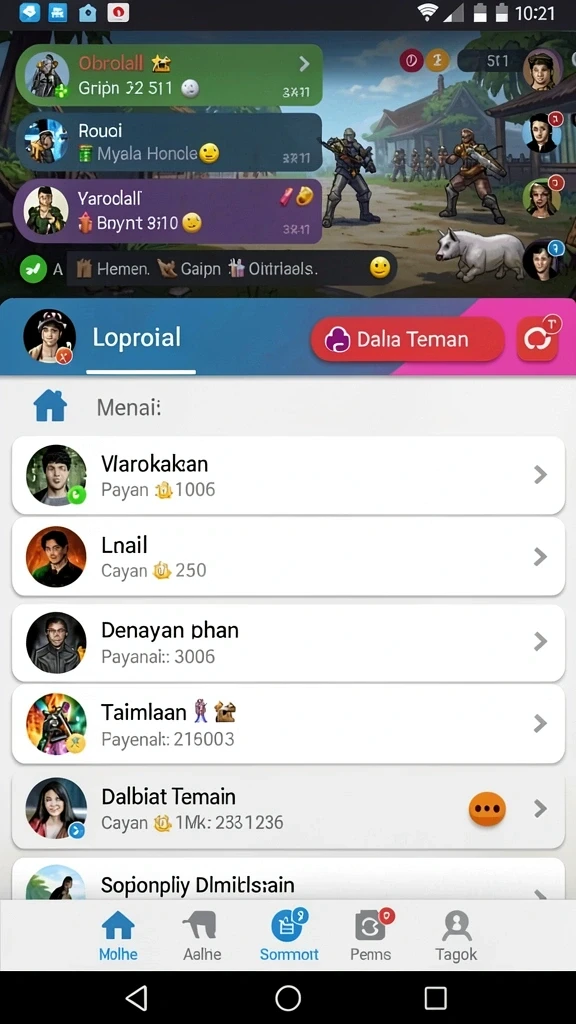 sd107 - Tangkapan layar menampilkan pemandangan indah dunia fantasi.